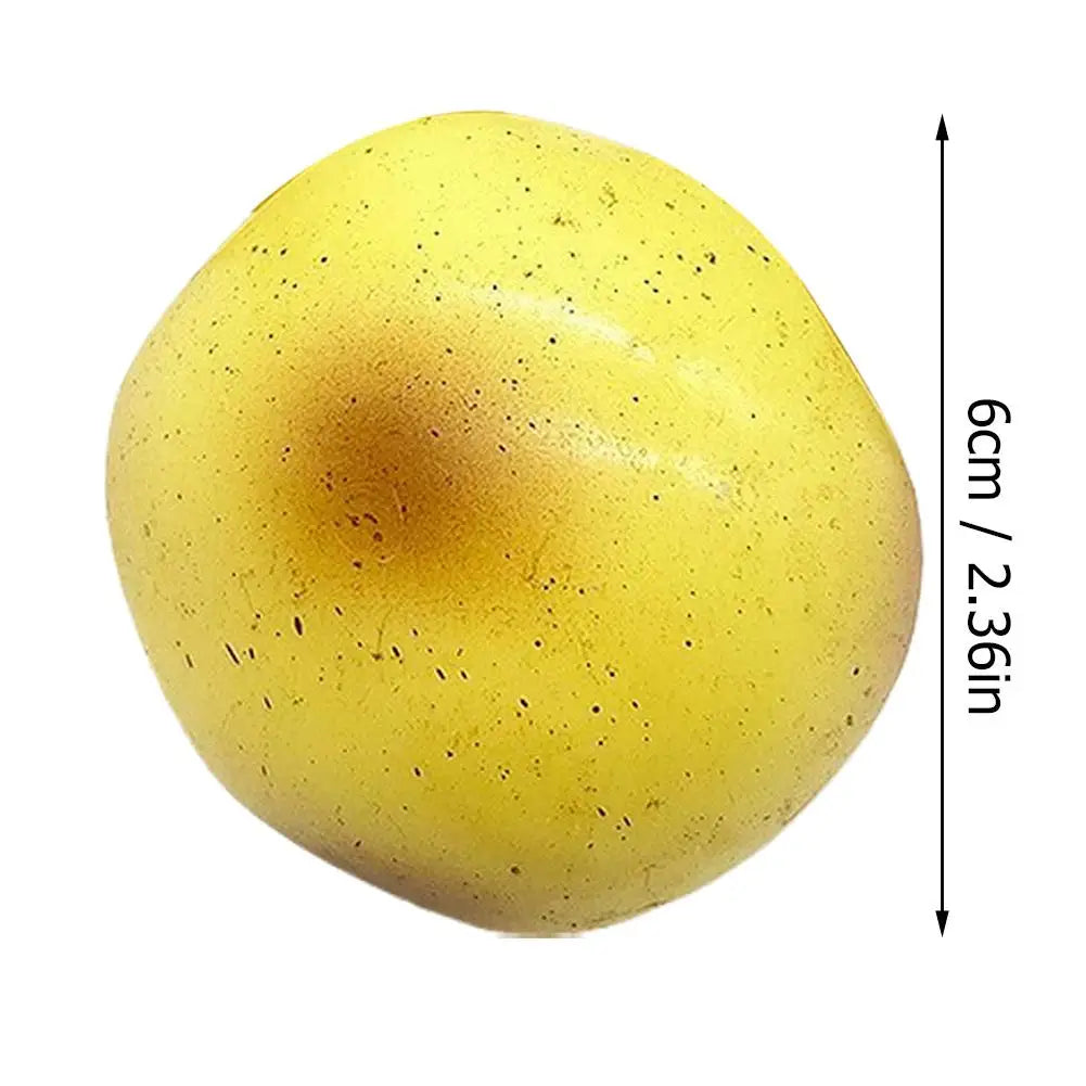 Squishy Potato Stress Relief Toy 6 cm (2.36 in) TPR Sensory Fidget for Kids & Adults Novelty Gift