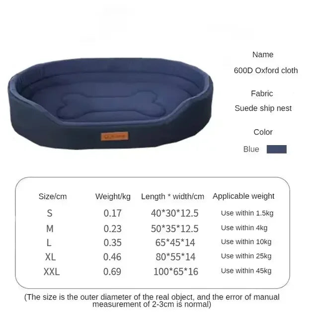 Fluffy Coral Fleece Pet Bed - Dog & Cat Sofa Bed, Heated Plush Cushion, Machine-Washable, Small/Medium/Large