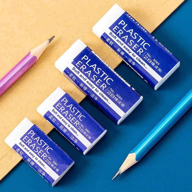 Soft 2B Pencil Eraser - Smooth Rubber Eraser for Drawing, Sketching & School Use