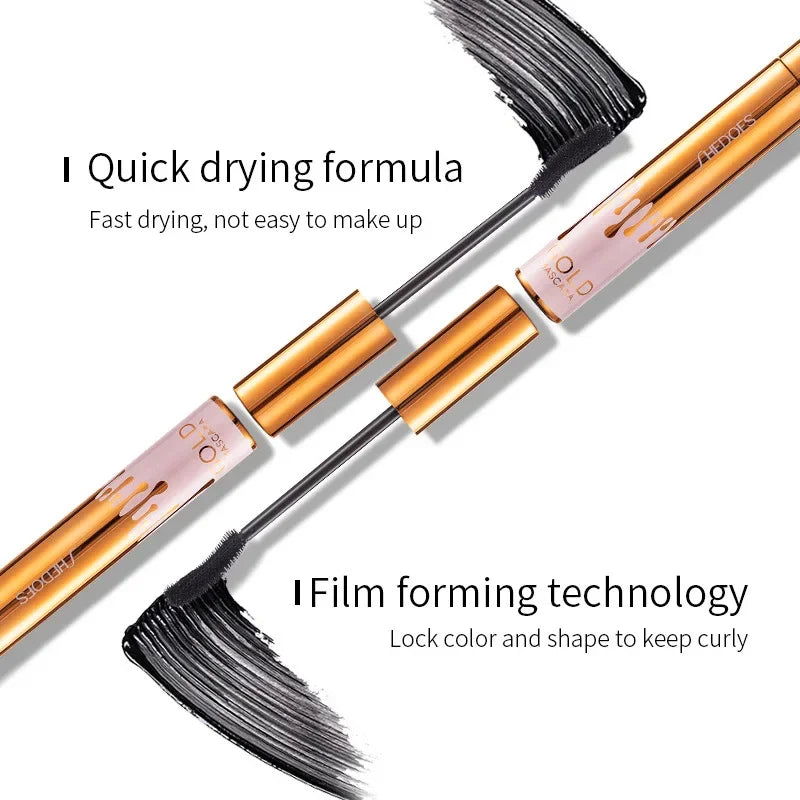 3D Lengthening Waterproof Mascara – Curling, Smudge‑Proof Lash Extension Effect, Black