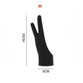 Two-Finger Drawing Glove — Anti-Fouling Anti-Touch Artist Glove for Graphics Tablet & iPad (Left or Right Hand)