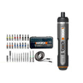 4V Cordless Electric Screwdriver Set USB Rechargeable — Smart Handle, 30-Bit Kit, 8Nm Torque