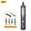 Mini USB Rechargeable Electric Screwdriver Set 2000mAh - Cordless Precision Torque Repair Kit