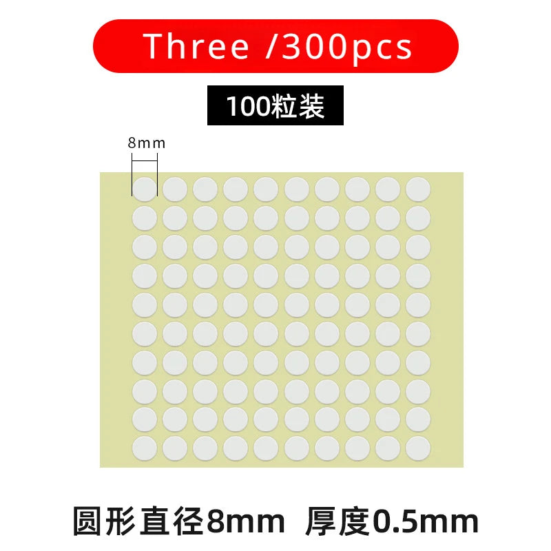 100/200/300/400 PCS Candle Wick Stickers - Heat Resistant Double-Sided Foam Adhesive Dots for DIY Candle Making