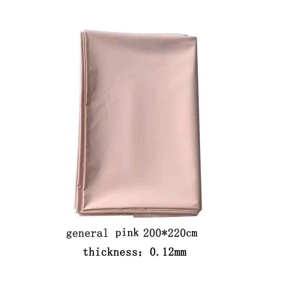 Waterproof PVC Bed Sheet Coverlet – Oil & Spa Protector Flat Sheet for Couples, Fits 1.2/1.5/1.8–2.0m Beds (220×130/160/200 cm) – 3 Colors