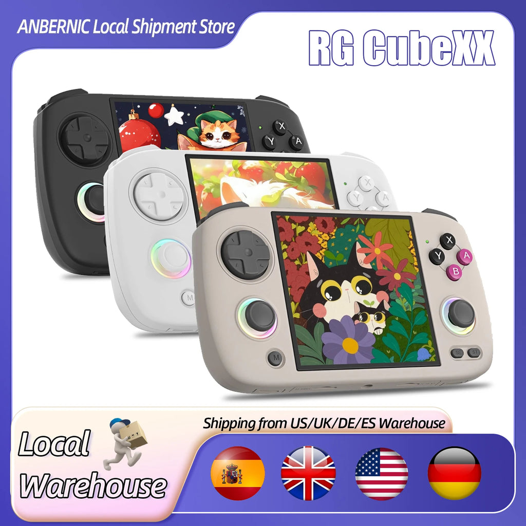 Retro Handheld Game Console 3.95-Inch IPS Screen | Linux OS | 5000+ Built-in Games | HDMI TV Out & Bluetooth | 3800mAh