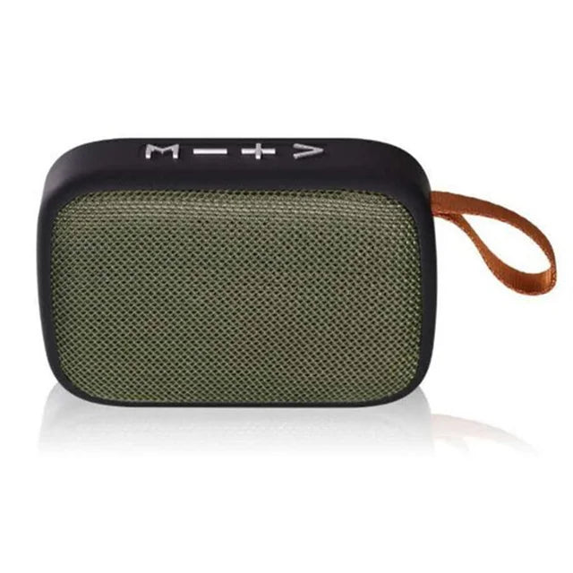 Portable Fabric Bluetooth Speaker Waterproof Rechargeable TF Card FM Radio 3W 4.65 x 3.07 x 1.54 in (118 x 78 x 39 mm)