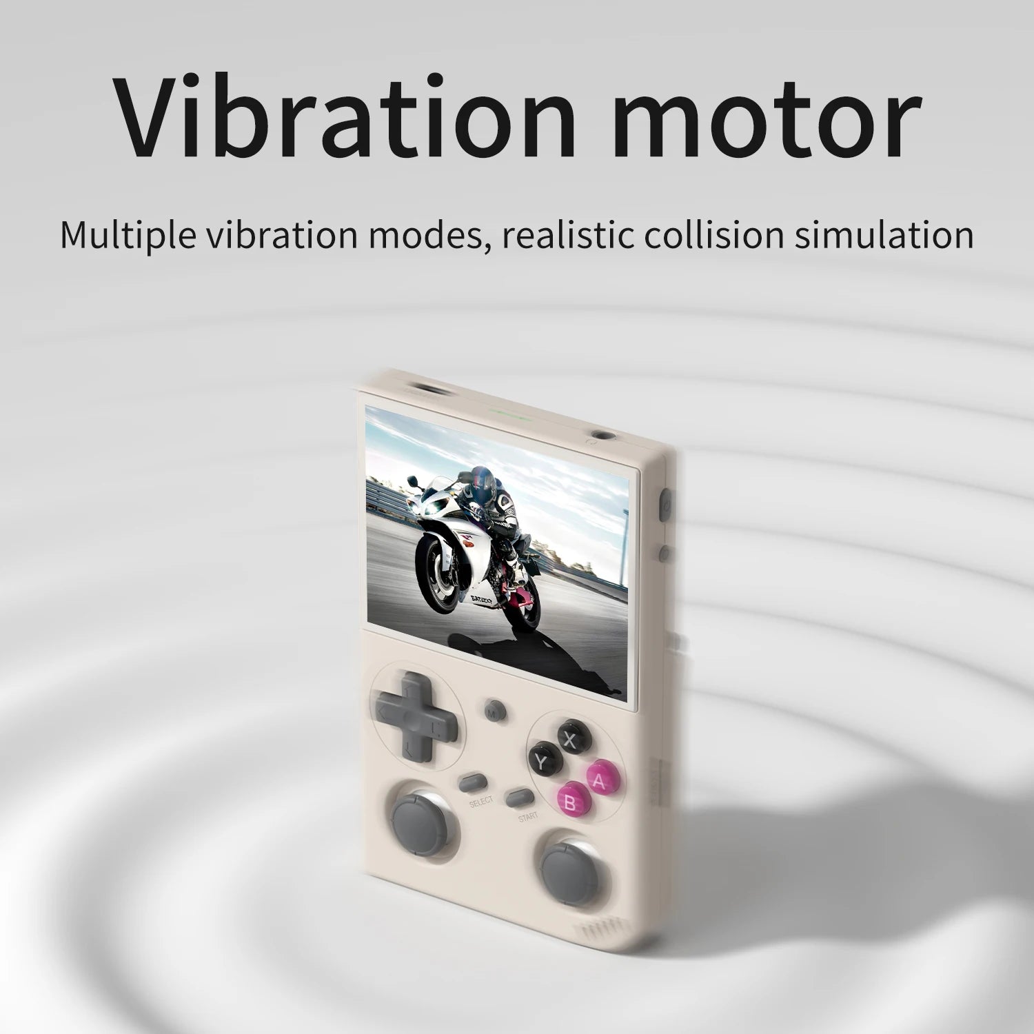 Handheld Retro Game Console 3.5-inch (8.9 cm) IPS Screen Linux Dual Joystick Vibration Motor Portable Gaming System — 4000 Built-in Games