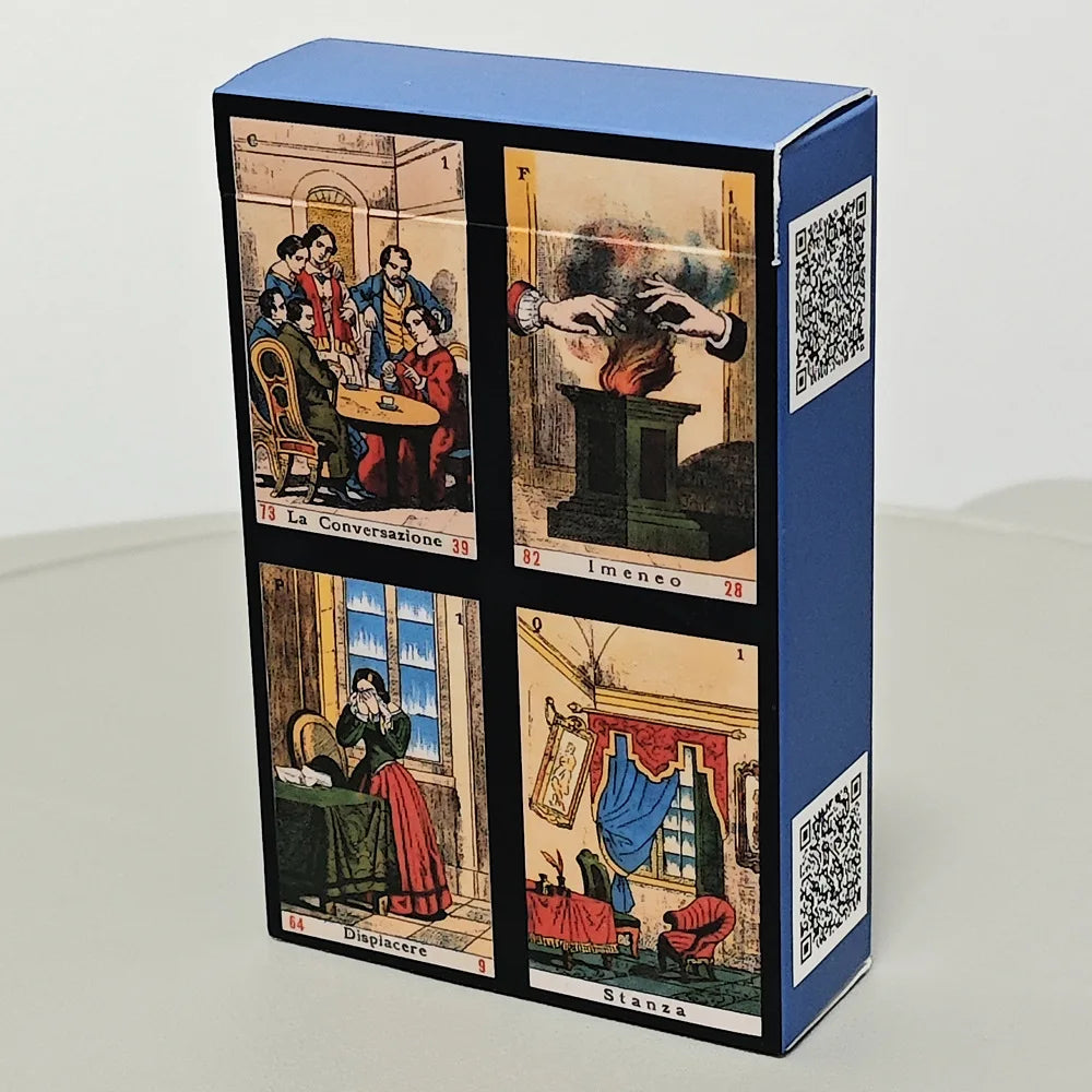 52-Card Sibilla Oracle Deck - 9 x 6 cm (3.5 x 2.4 in) Everyday Oracle Cards for Parties & Gifts