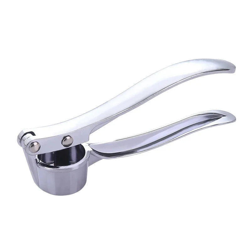 Aluminum Garlic Press Stainless Steel Manual Garlic Grinder and Crusher - Kitchen Gadget