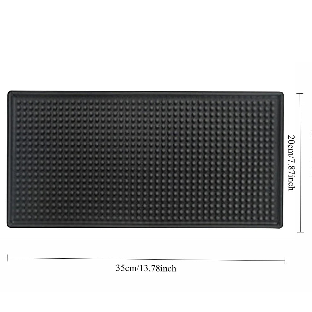 PVC Bar Mat Non-Slip Heat-Resistant Countertop Pad for Bar, Cafe & Home — 30×15 cm (11.8×5.9 in) & 30×45 cm (11.8×17.7 in)