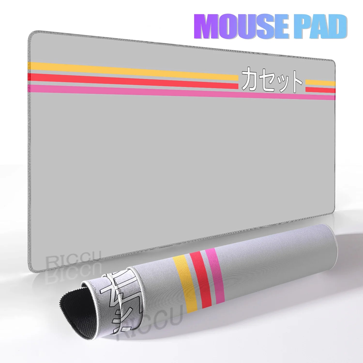 XXL Gaming Mouse Pad Desk Mat 40 x 90 cm (15.7 x 35.4 in) Rubber Anti-Slip Extended Mousepad for Keyboard & PC