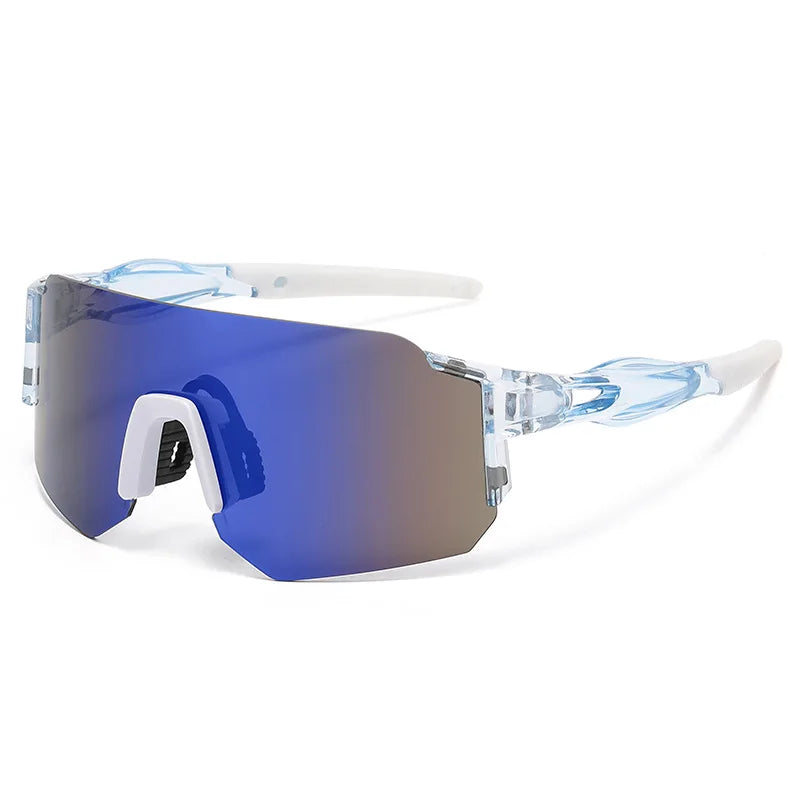 Oversized Square Ski Sunglasses – Unisex Large Protective Sports Goggles for Skiing, Riding and Driving