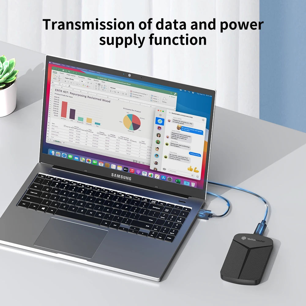 2.5-Inch SATA HDD/SSD Enclosure USB 3.0 UASP 6Gbps Adapter for Windows Mac Linux