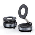 Magnetic Car Phone Holder - Foldable 360° Rotating Suction Mount for 4.7-inch+ Smartphones, Universal Car/Desk/Bathroom Stand