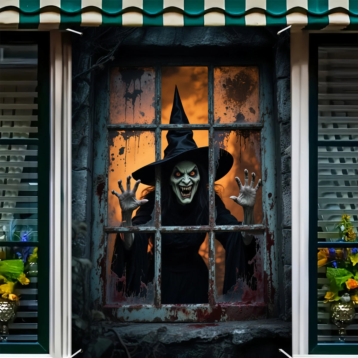 Halloween Witch Party Banner – Indoor/Outdoor