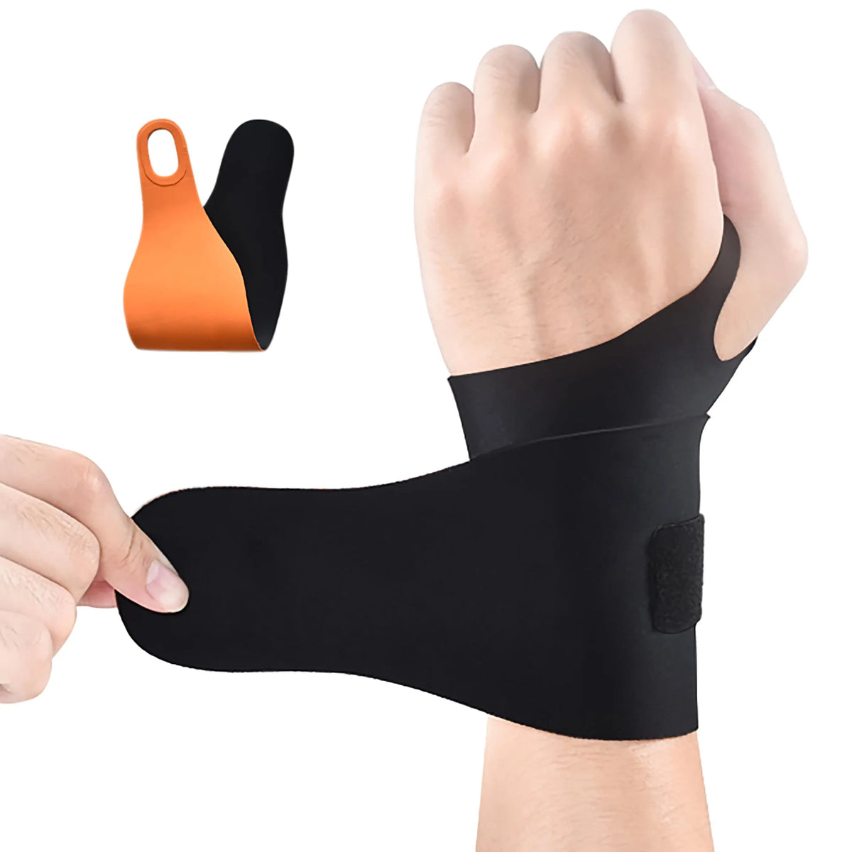 Ultra-Thin Breathable Wrist Support Brace — Adjustable Compression Wrist Guard for Adults