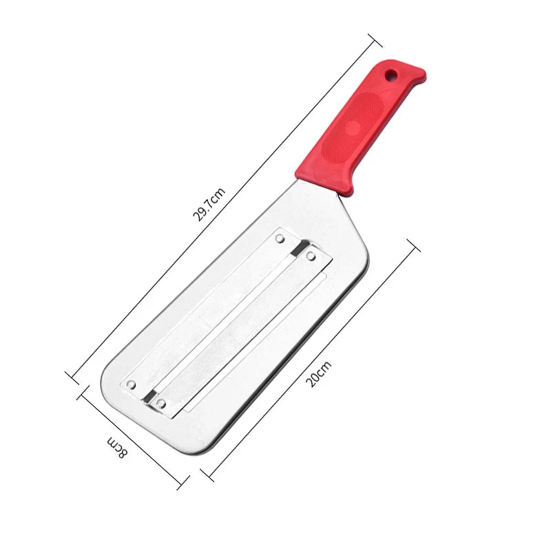 Stainless Steel Dual-Blade Handheld Vegetable Slicer Cabbage Shredder for Salad