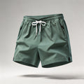 Men's Quick-Dry Running Shorts with Drawstring and Zip Pockets (S-4XL)