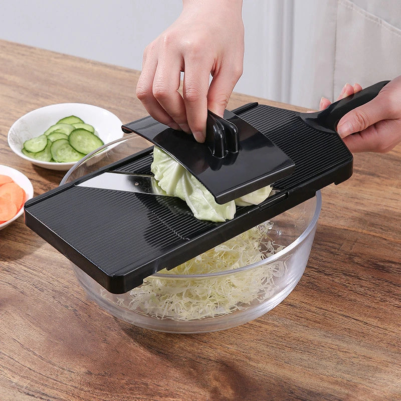 Cabbage Grater & Vegetable Shredder – Stainless Steel Round Salad Slicer, 32 cm / 38 cm (12.6 / 15 in)