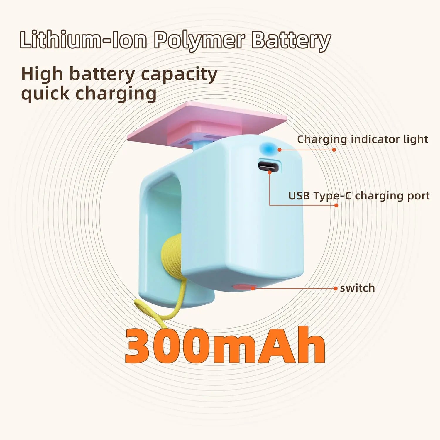 Rechargeable Interactive Hanging Door Cat Toy, Automatic Flying Bird for Cat Hunting & Stress Relief