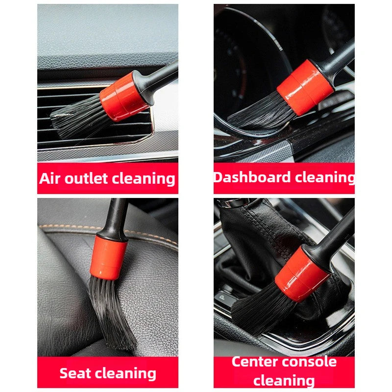 Car Detailing Brush Kit for Interior & Wheel Cleaning view 2