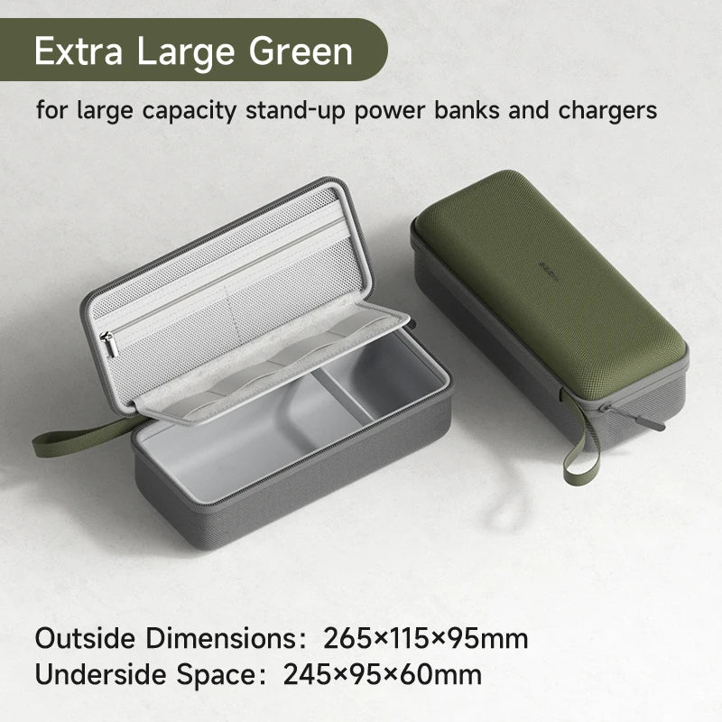 Portable Electronic Travel Organizer Bag for Cables, Chargers, Power Bank, SD Cards and Mouse