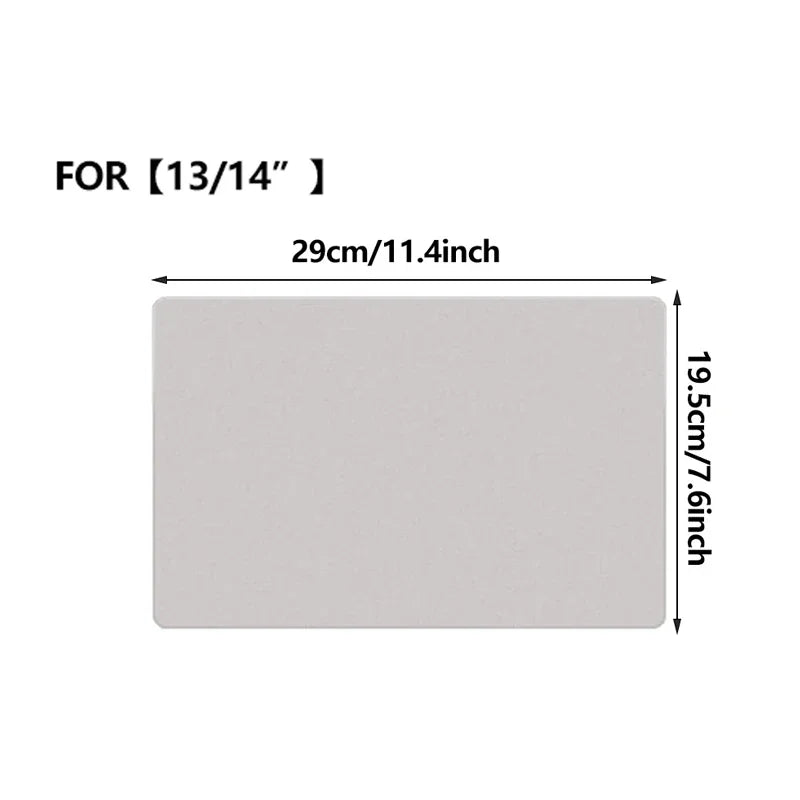 Microfiber Dustproof Laptop Keyboard Cover & Screen Cleaning Cloth — Fits 13/15/16-Inch (33/38/41 cm) Laptops