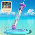 Pusher-Style Water Jet Spray Toy Firework Splash Pool Sprinkler for Kids (Yellow/Blue/Purple/Pink)