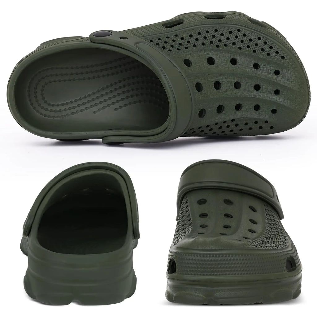 Men's Breathable EVA Clogs — Non-Slip Garden & Beach Sandals for Casual, Fishing & Outdoor Use
