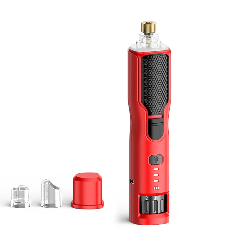 Rechargeable Pet Nail Grinder for Dogs & Cats — Adjustable 7-Speed LED Paw & Claw Grooming Tool