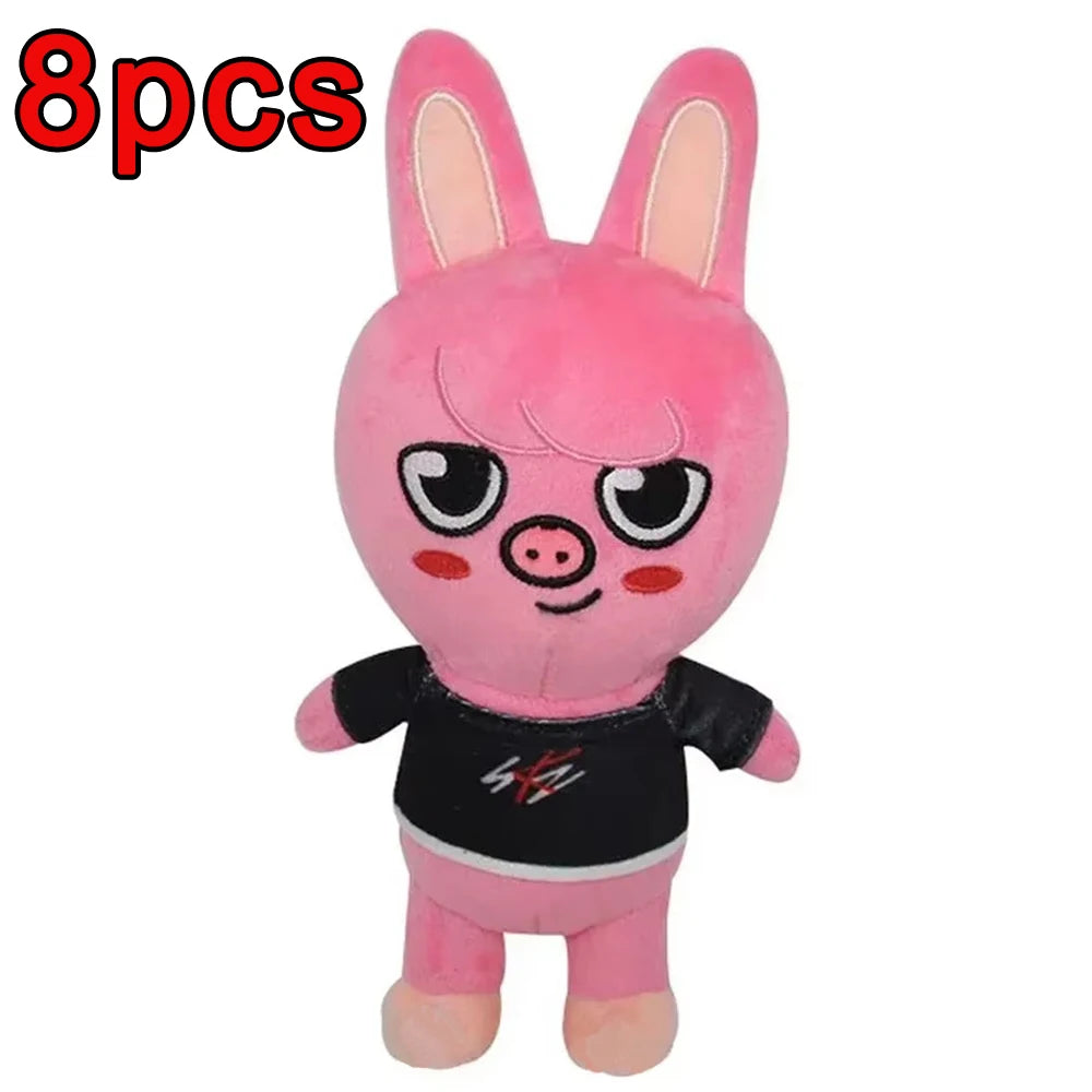 Kawaii 23 cm (9.1 in) Plush Stuffed Animal, Cute Cartoon Companion Toy & Room Decor Gift