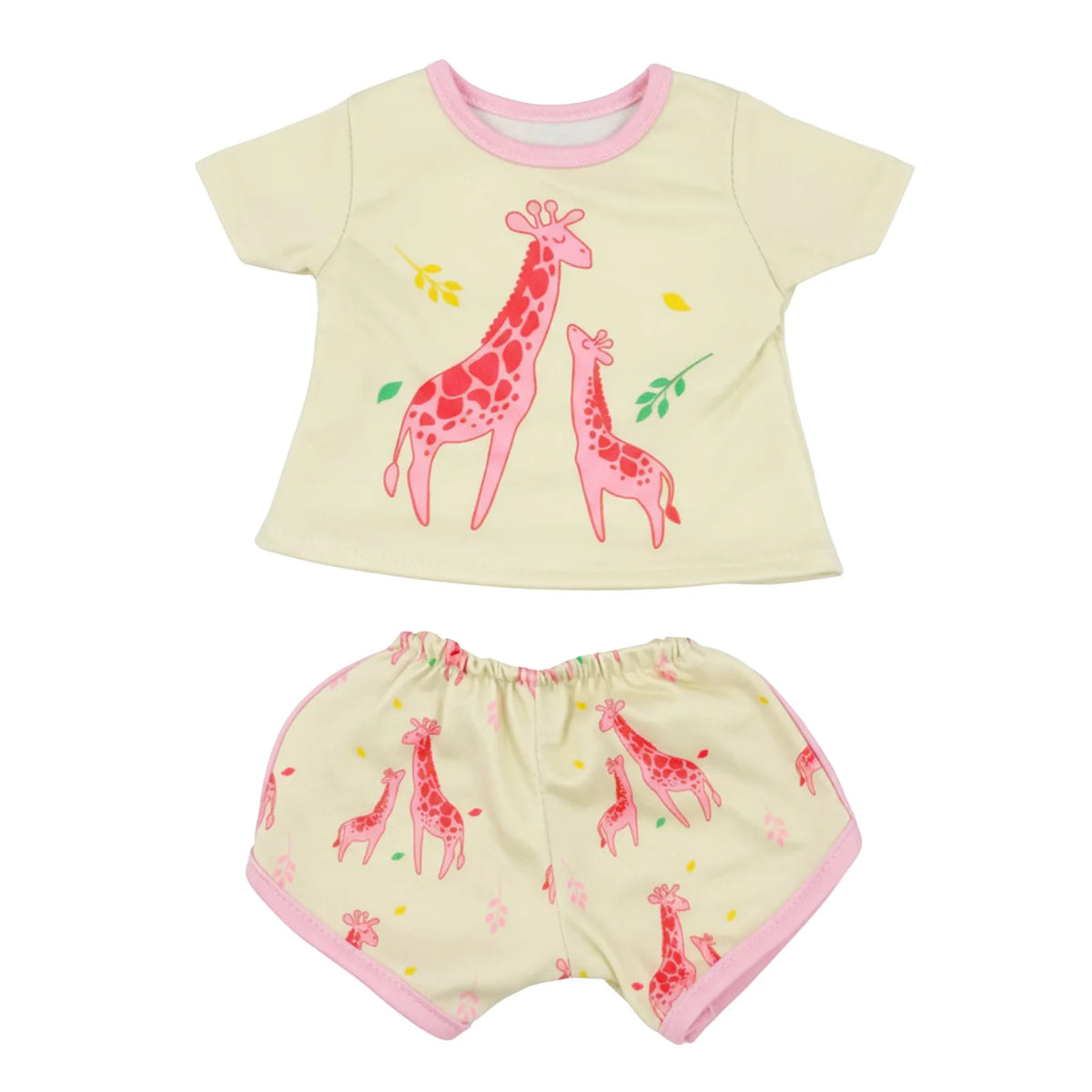Cute Printed T-Shirt Top for 18-Inch (45.7 cm) & 43 cm Dolls, Short Doll Tee