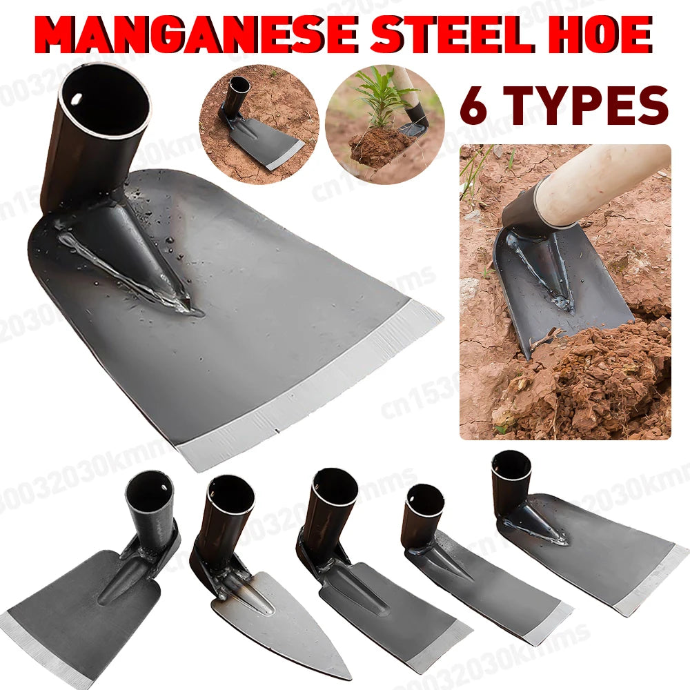 Mini Garden Hoe – Forged Manganese Steel Hand Hoe for Weeding, Soil Digging & Planting Vegetables and Flowers