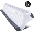 10-Pack Women's Low Cut Breathable Socks — Moisture-Wicking, Odor-Resistant Ankle Socks for Sports & Outdoor