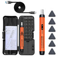 Precision Rechargeable Electric Screwdriver Set, 38-Piece Mini Wireless Repair Kit for Phones, Laptops & Electronics