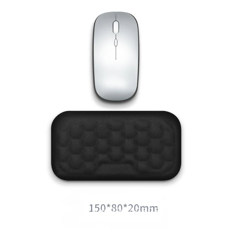 2-Piece Memory Foam Wrist Rest Set — Ergonomic Keyboard & Mouse Support with Non-Slip Base for Laptop & Desktop