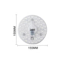 Round LED Panel Ceiling Light 12W–60W AC 220–240V Circular Flush Mount Lamp