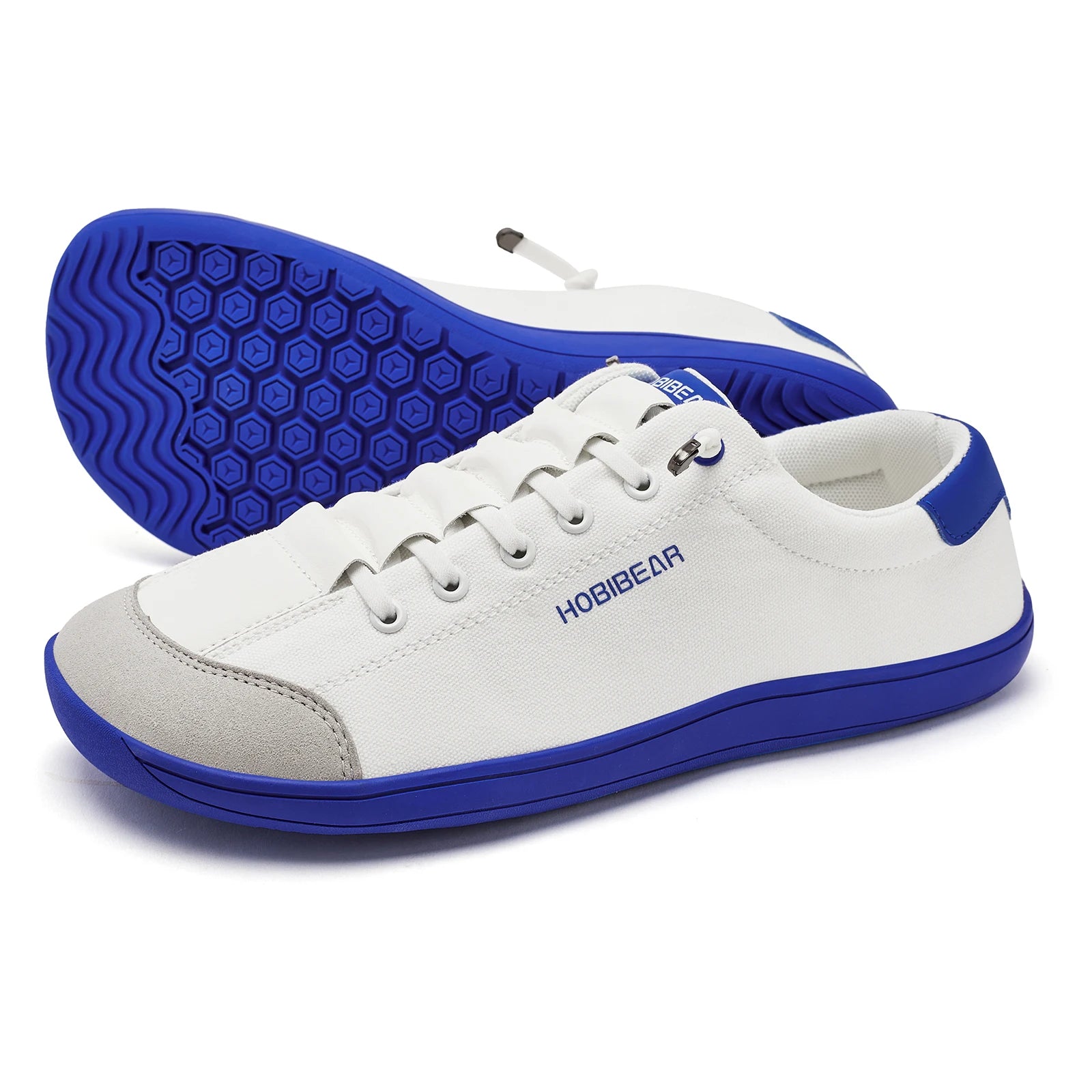 Wide Toe Barefoot Minimalist Sneakers – Unisex Lightweight Adjustable Slip-On Walking Shoes