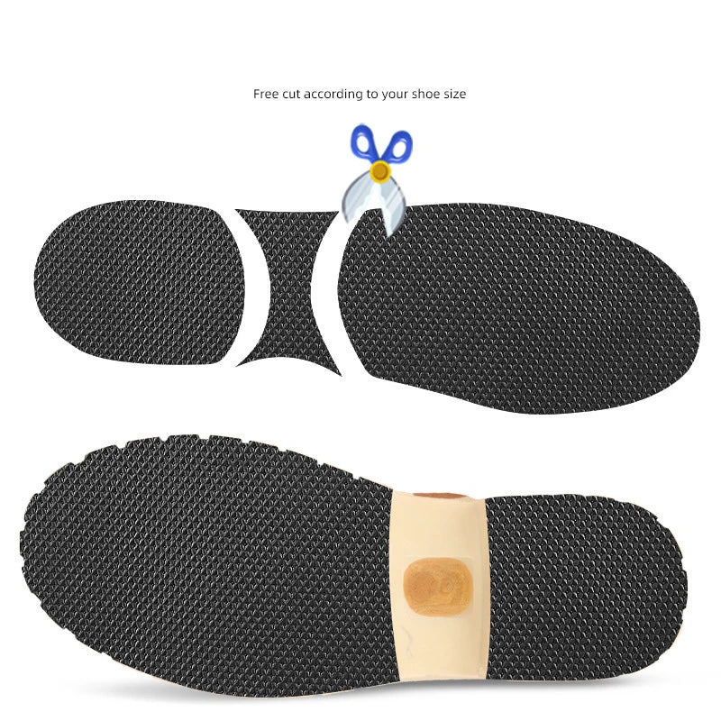 1 m (3.28 ft) Self-Adhesive Anti-Slip Sole Stickers, Mute Cushion Insoles for Outsole Repair, Wearable Shoe Pads