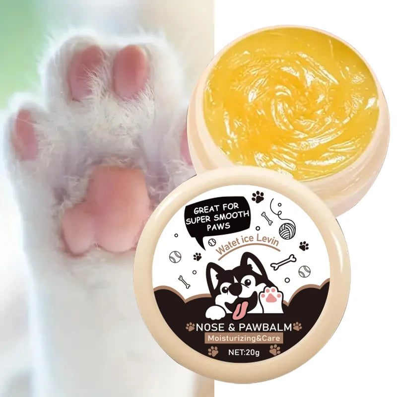 20g (0.7 oz) Dog Nose & Paw Balm, Paw Protector Moisturizing Gel for Dogs & Cats, Crack Repair