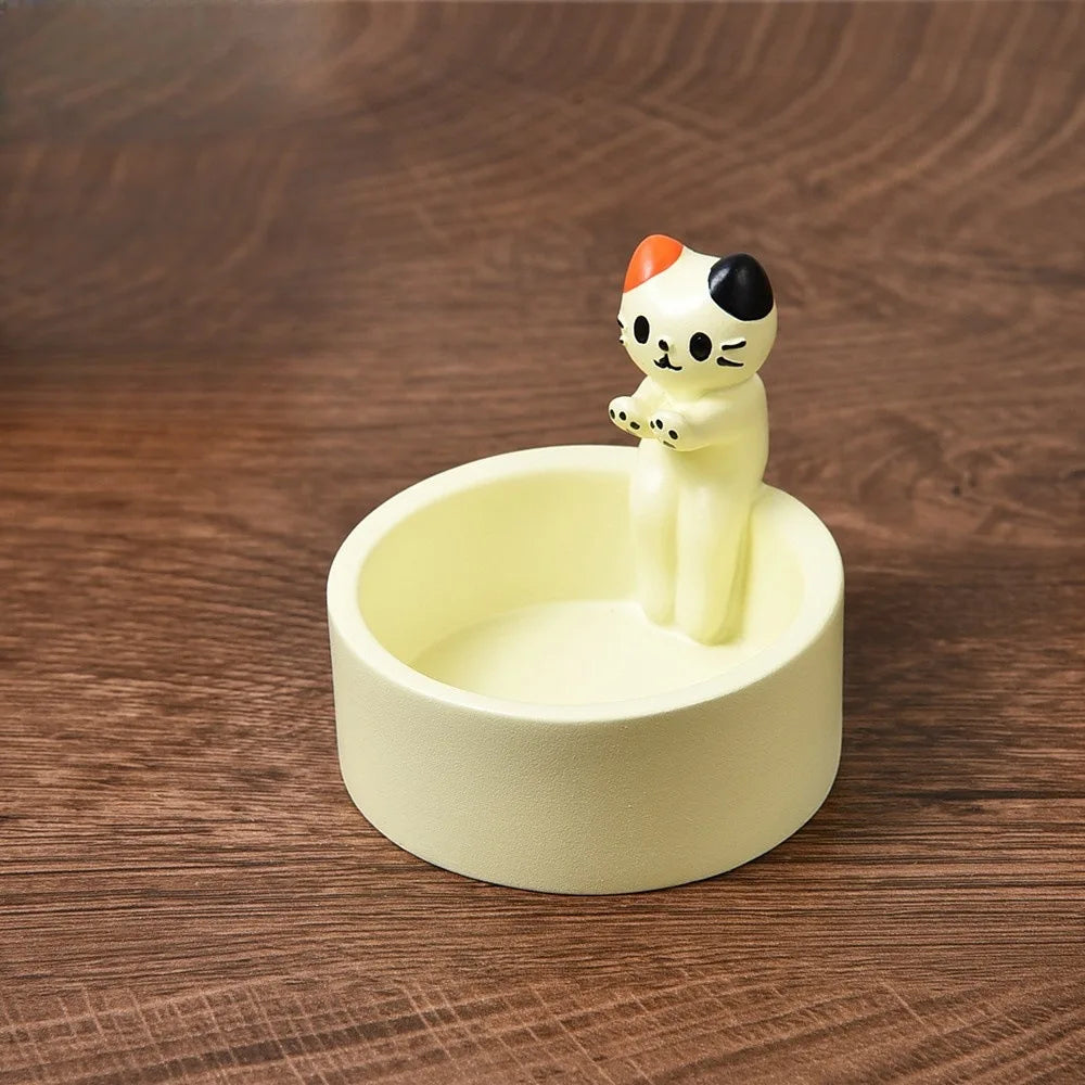 Kitten Candle Holder Resin Cat Tea Light Holder for Home Decor & Gifts 6 cm (2.4 in)