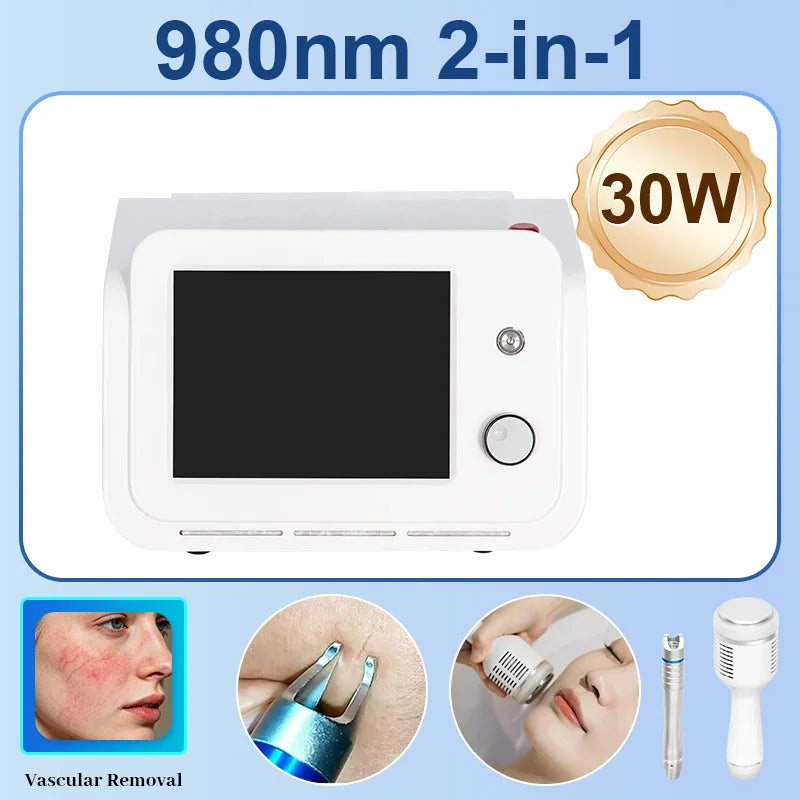 980nm 6-in-1 Diode Laser Machine – Fat Reduction, Vascular & Nail Fungus Removal, Skin Rejuvenation