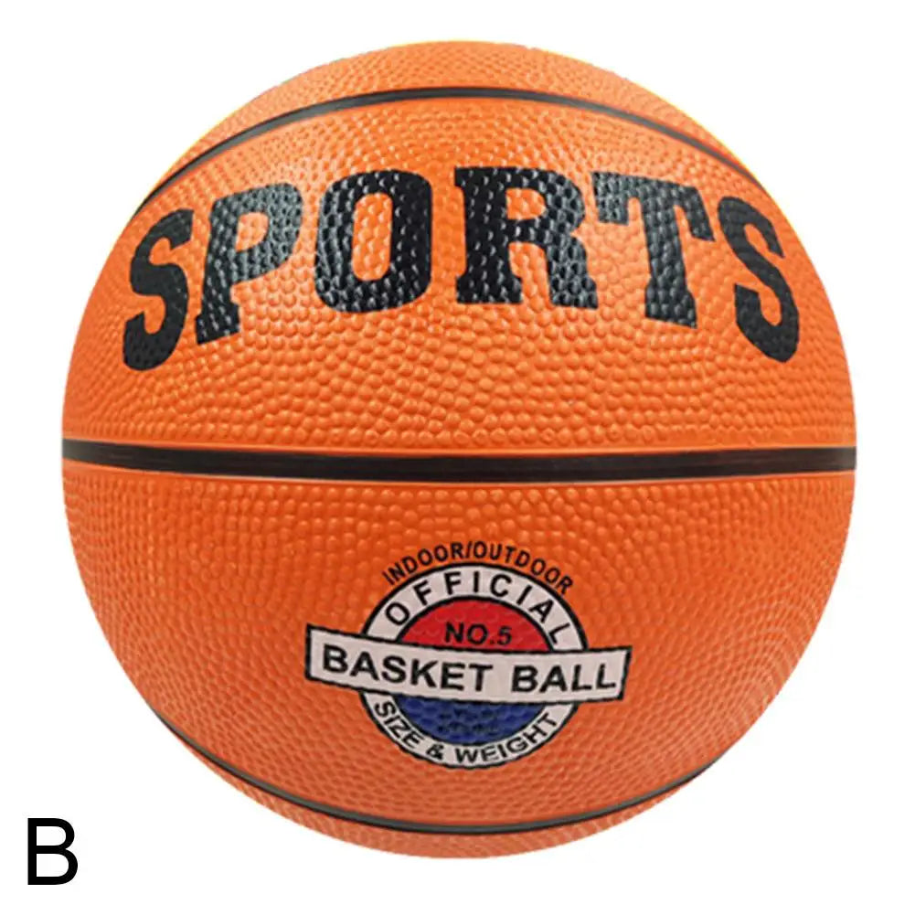 PU Leather Basketball - Sizes 3/5/7 (18/22/24 cm | 7/8.6/9.4 in) - Wear-Resistant Indoor & Outdoor Training Ball for Kids & Adults