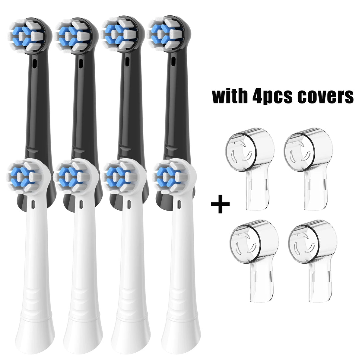 4/8/12/16/20-Pack Replacement Electric Toothbrush Heads – Compatible with iO-Style Electric Toothbrushes