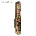 2-Layer Foldable Sea Fishing Bag 1.3m / 1.5m (4.3 ft / 4.9 ft) Double-Shoulder Rod Carrier & Outdoor Tackle Storage