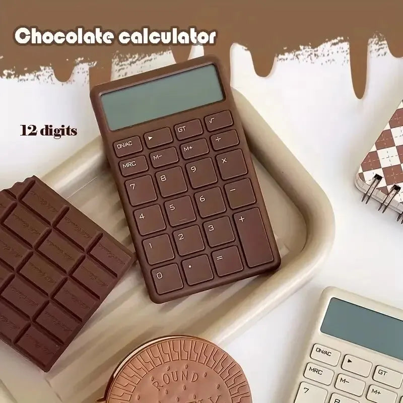 12-Digit Dual-Power Solar Calculator - Portable Electronic Calculator for Home, Office & School