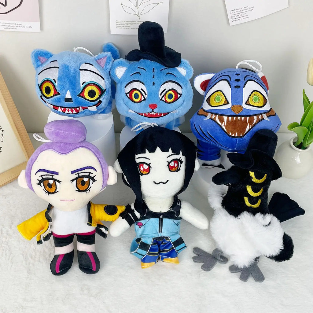 Anime K-Pop Demon Hunter Plush Dolls Rumi Mira Zoey Soft Plush Figures for Fans, Desk Decor and Party Gifts
