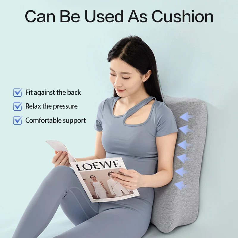 Multifunctional Prone Memory Foam Lie-Down Sleeping Pillow Cushion for Bed