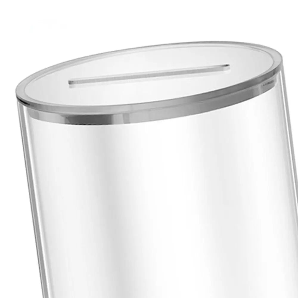 Acrylic Clear Coin Bank – Money Saving Box & Change Jar for Kids & Adults, 3 Sizes (2.76–5.91 in / 7–15 cm)